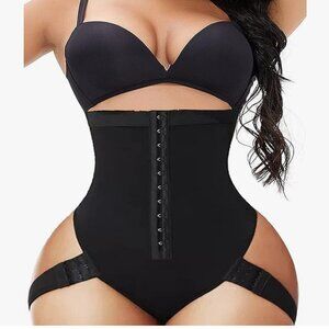 Butt Lifter Shaper Women Slimming Tummy Control Thong Corset Hooks Shapewear